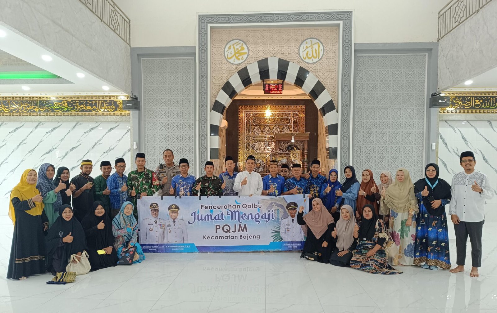 Jumat Mengaji Tingkat Kecamatan di Desa Panciro, PQJM Bajeng Disebut Terbaik di Gowa