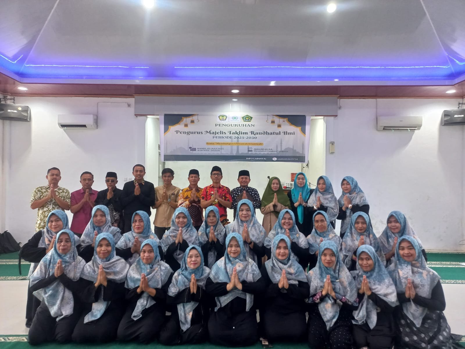 Pengurus MT Raudhatul Ilmi Dikukuhkan, Kades Panciro Harap Dukung Program Gowa Cerdas Dan Gowa Aman